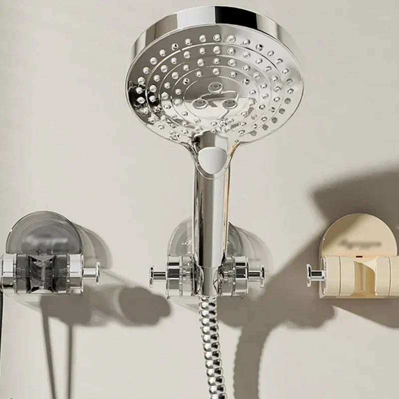 Integrated Suction Cup Shower Rack Wall Mounted
